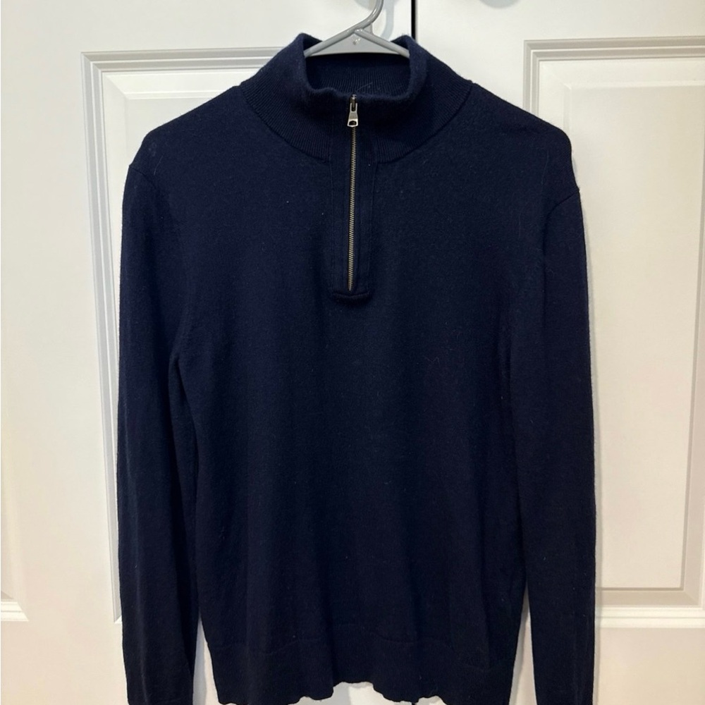 Banana Republic- Merino Wool half zip